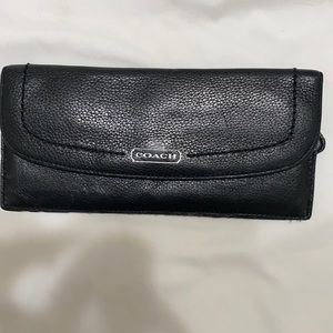 Coach leather wallet